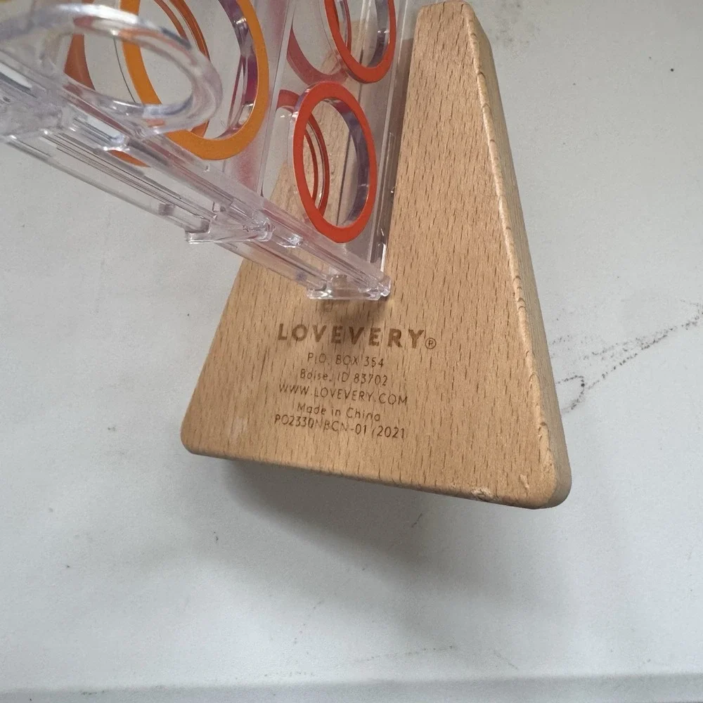 Lovevery Drop & Match Dot Catcher Game Wood & Acrylic FRAME ONLY NO DOTS